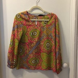 Long sleeve blouse
